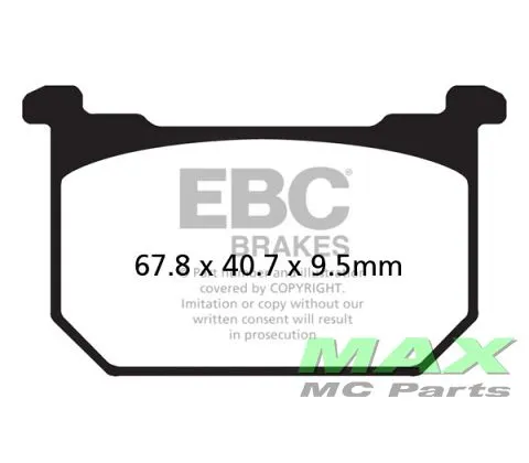 risneds?ttning EBC Sintered *FRONT* FA068HH