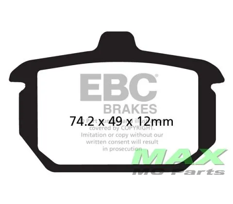 EBC Sintered Pads SINTER *REAR* HARLEY D Kundfavorit