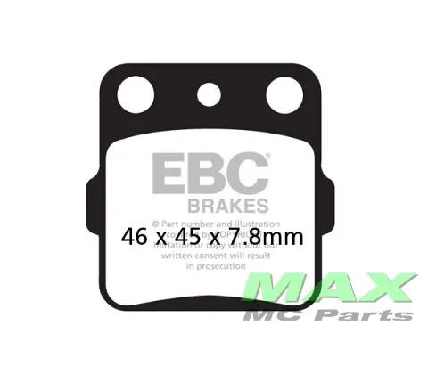EBC Disc Brake Pads FF/RR *SPORT*FA084R Premium