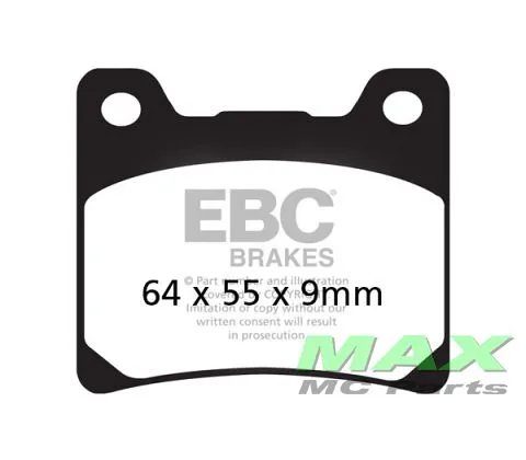 EBC Disc pad *FRONT/REAR* FA088 Expressleverans