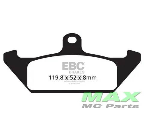 EBC Disc pad set FA120 Trygg betalning