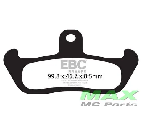 EBC Disc pad set SINTER SP*FRONT* FA134R Begr?nsat antal