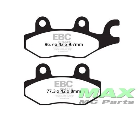 EBC Disc pad set REAR FA165/2TT DR800 L?gg i varukorgen