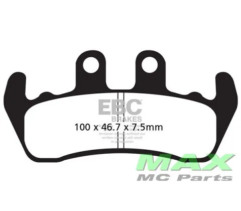 EBC Disc pad set FA166 Rea