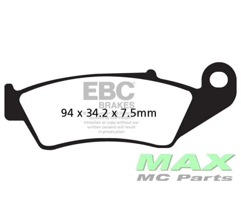 Rabatt EBC Sintered PROFF Race*FRONT*FA185MXS