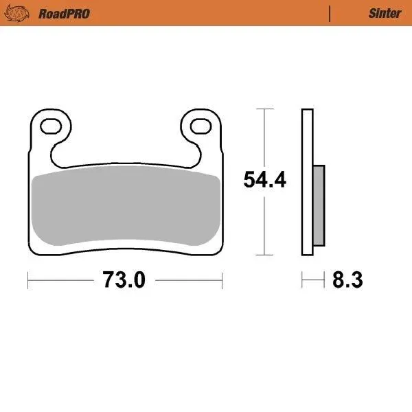 Endast denna vecka BRAKE PAD SINTER FRONT