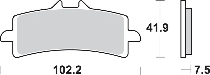 Popul?rt val BRAKE PAD SINT FR