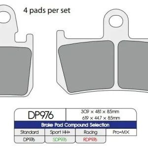 BRAKE PAD SINTER Begr?nsat antal