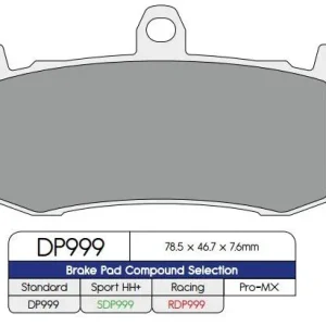 BRAKE PAD SINTER RACE L?gt pris