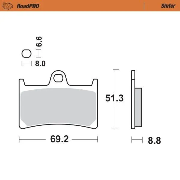 Kundfavorit BRAKE PAD SINTER FRONT