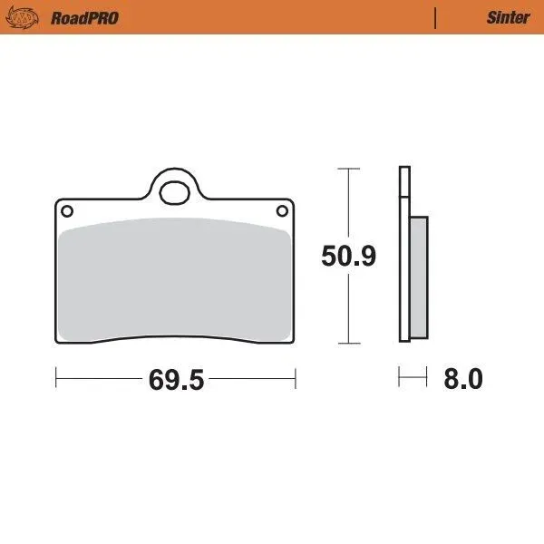 Utf?rs?ljning BRAKE PAD SINTER FRONT
