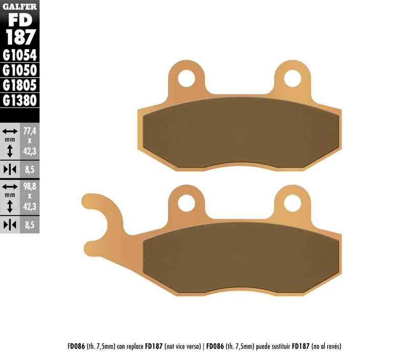 Billigare BRAKE PAD SINTERED SCOOTER