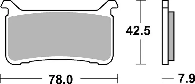 BRAKE PAD SINT FR Kampanjpris