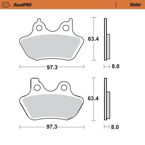 BRAKE PAD SINTER FRONT Kundfavorit