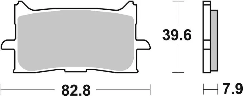 BRAKE PAD SINT ST/RA Billigare