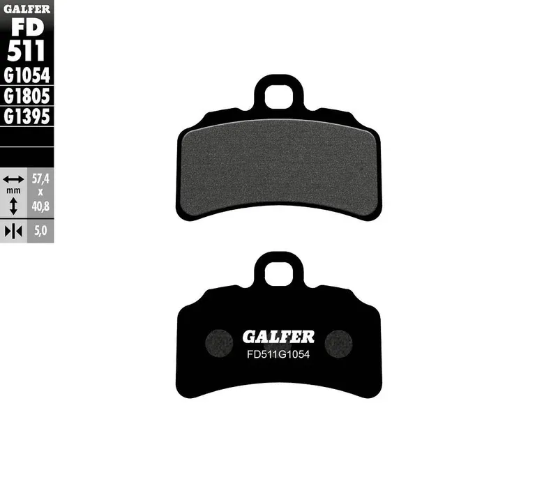 BRAKE PAD SEMI METAL Snabb leverans