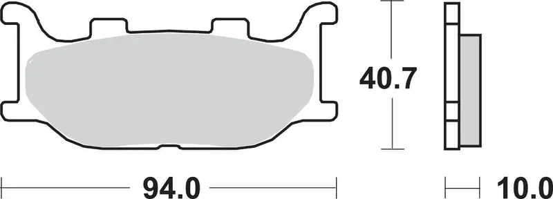 Erbjudandepris BRAKE PAD SINT FR