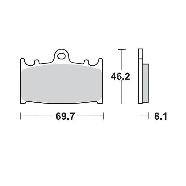BRAKE PAD CERAMIC I lager