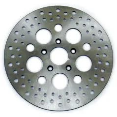 S?ker betalning Drilled brake rotor front. 11.5″ – 84-99 Evo Big Twin, Twin Cam., XL Sportster (exkl. XL Sportster1200C/S)
