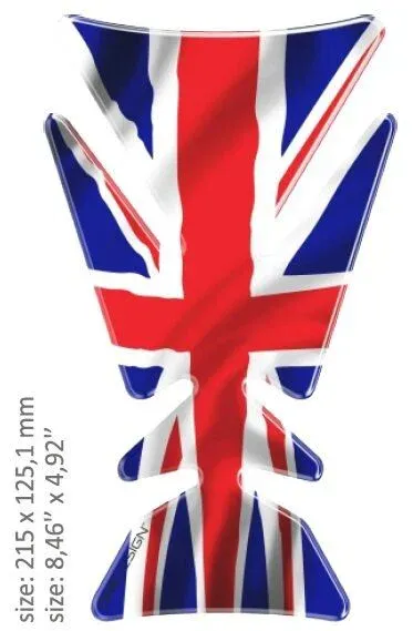 TANK PAD UK FLAG Snabb leverans