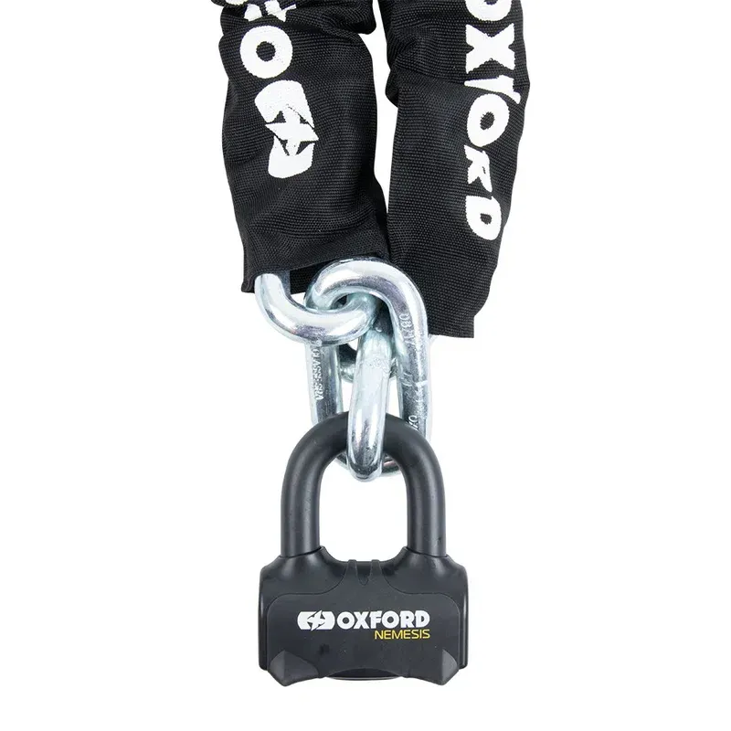 Oxford Nemesis Chain Lock 16mm x 2.0m Kampanj