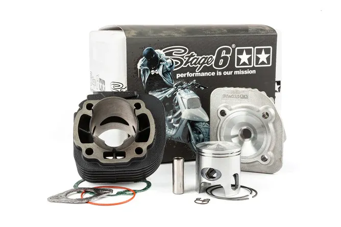 Cylinder Kit Stage6 70cc Streetrace gjutj?rn 12mm pin CPI / Kina 2-takt AC Trygg betalning